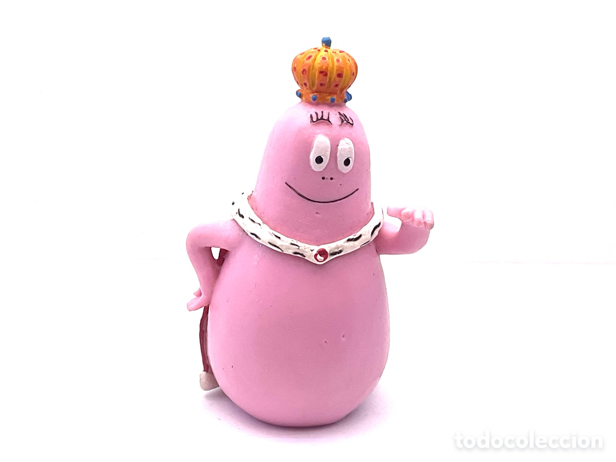 Figuras de Goma y PVC: Figura en Pvc de Barbapapa Rey. Plastoy 2008