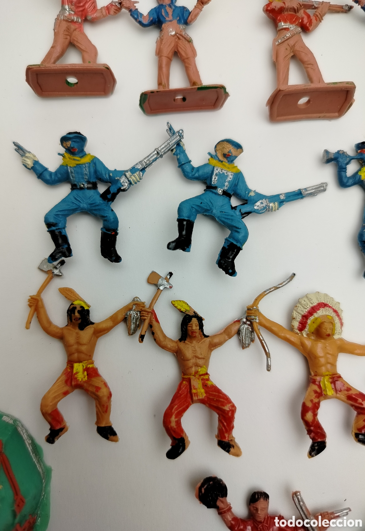 Figuras de goma y PVC: Lote mini oeste COMANSI - Foto 6