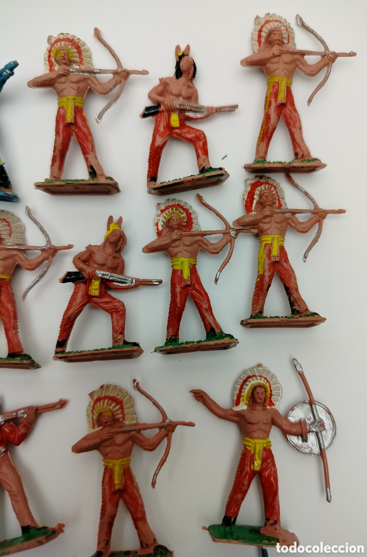 Figuras de goma y PVC: Lote mini oeste COMANSI - Foto 9