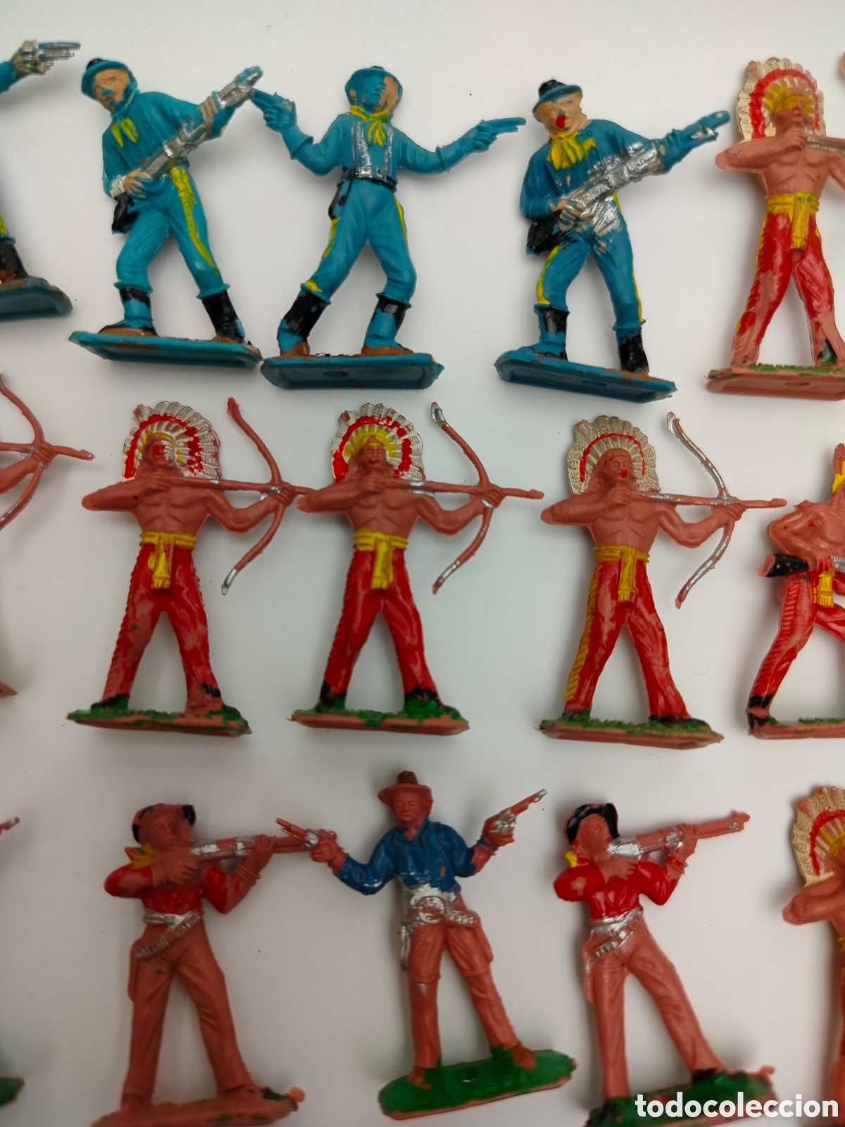 Figuras de goma y PVC: Lote mini oeste COMANSI - Foto 10