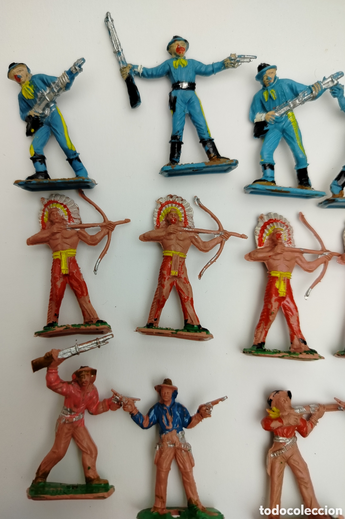 Figuras de goma y PVC: Lote mini oeste COMANSI - Foto 11