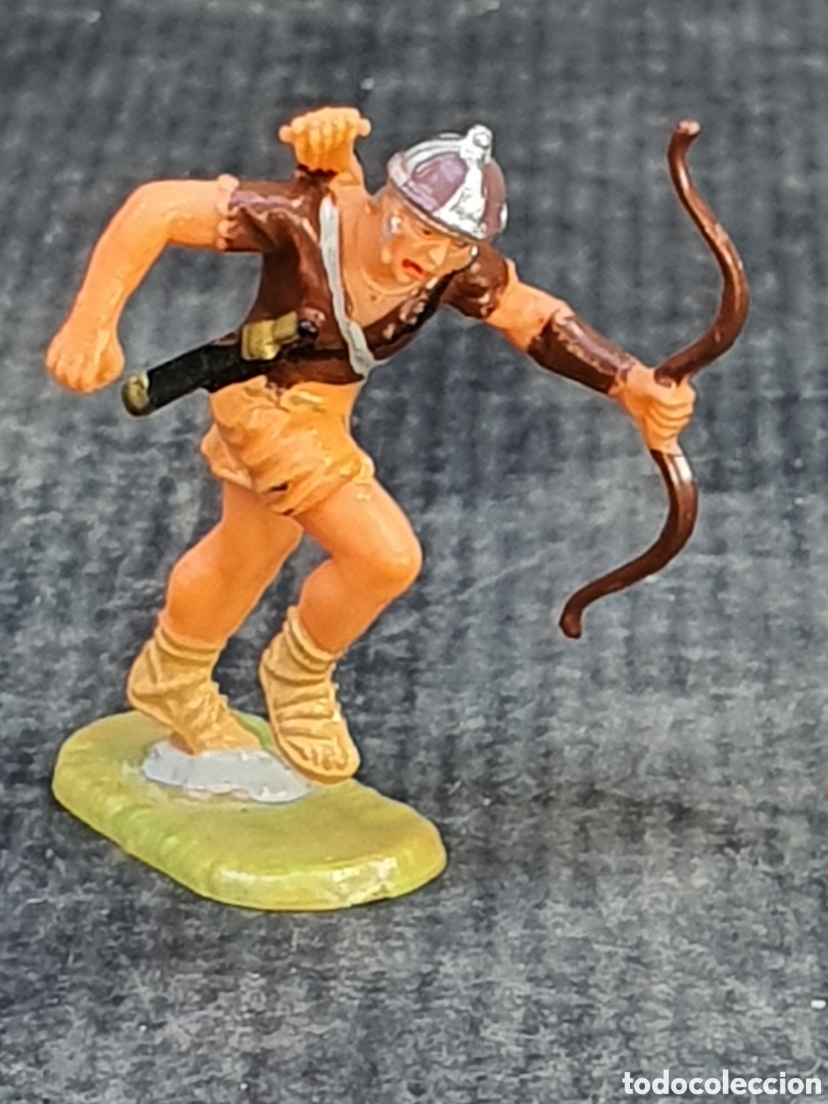 Figuras de goma y PVC: ARQUERO MEDIEVAL ELASTOLIN WEST GERMANY