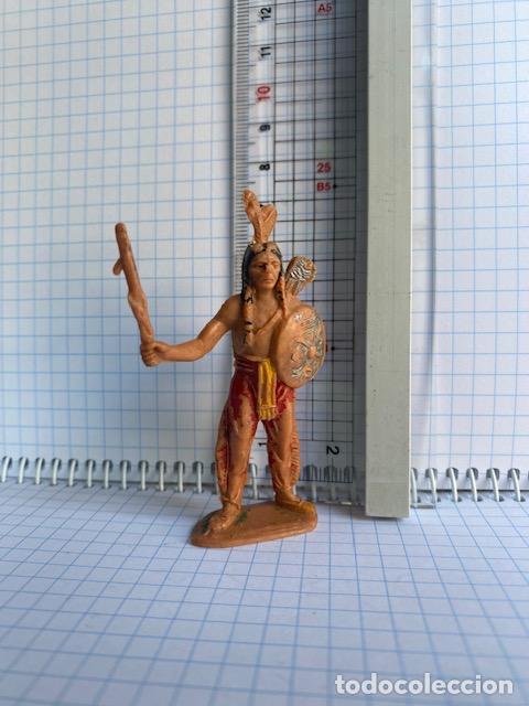 Figuras de goma y PVC: Indio con lanza rota de Jecsan. - Foto 1