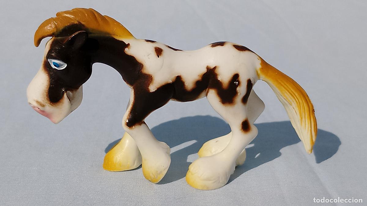 Figuras de Goma y PVC: Antigua figura caballo de la colecci&oacute;n Funny Animals de Simba
