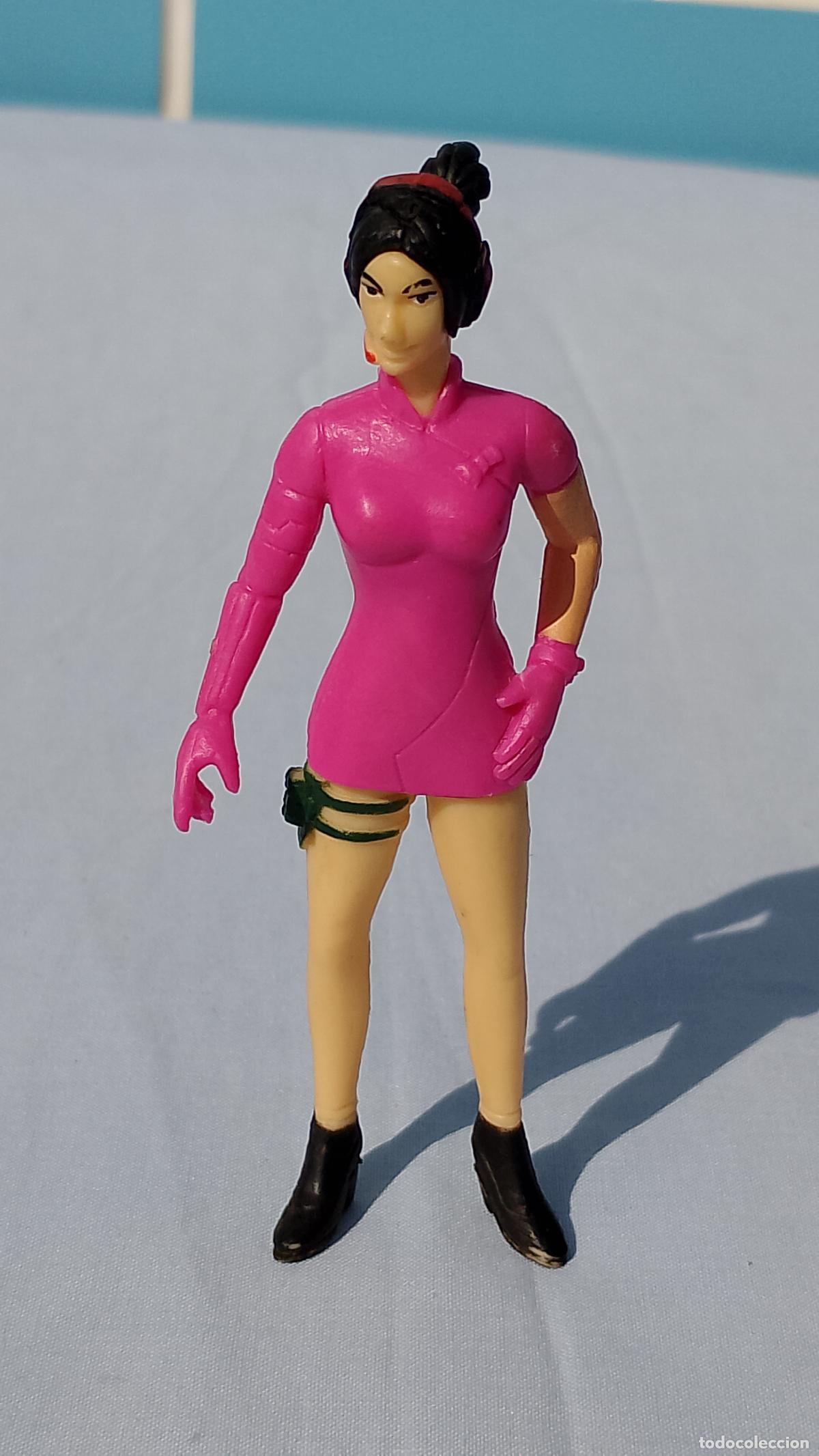 Figuras de Goma y PVC: Antigua figura mujer agente especial o esp&iacute;a