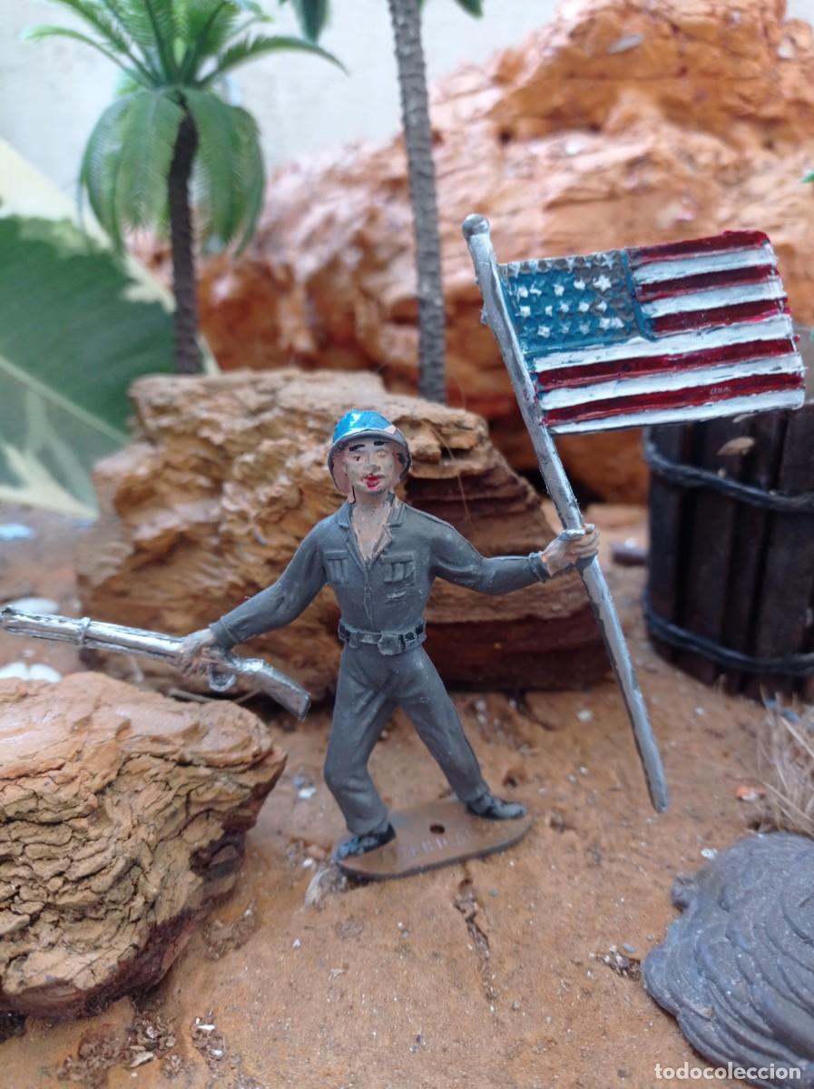 Figuras de goma y PVC: Soldado americano de comansi - Foto 1