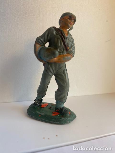 Figuras de goma y PVC: Servidor de ca&ntilde;on Americano. Pech - Foto 1