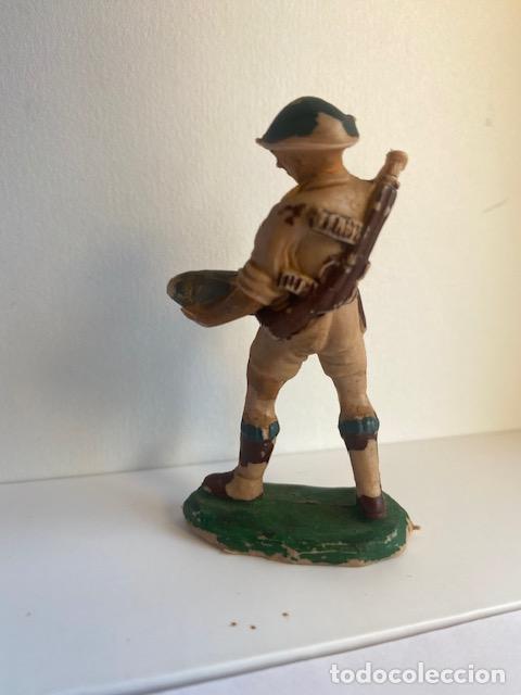 Figuras de goma y PVC: Servidor de ca&ntilde;on Ingles. Pech - Foto 2