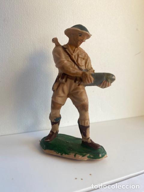 Figuras de goma y PVC: Servidor de ca&ntilde;on Ingles. Pech - Foto 1
