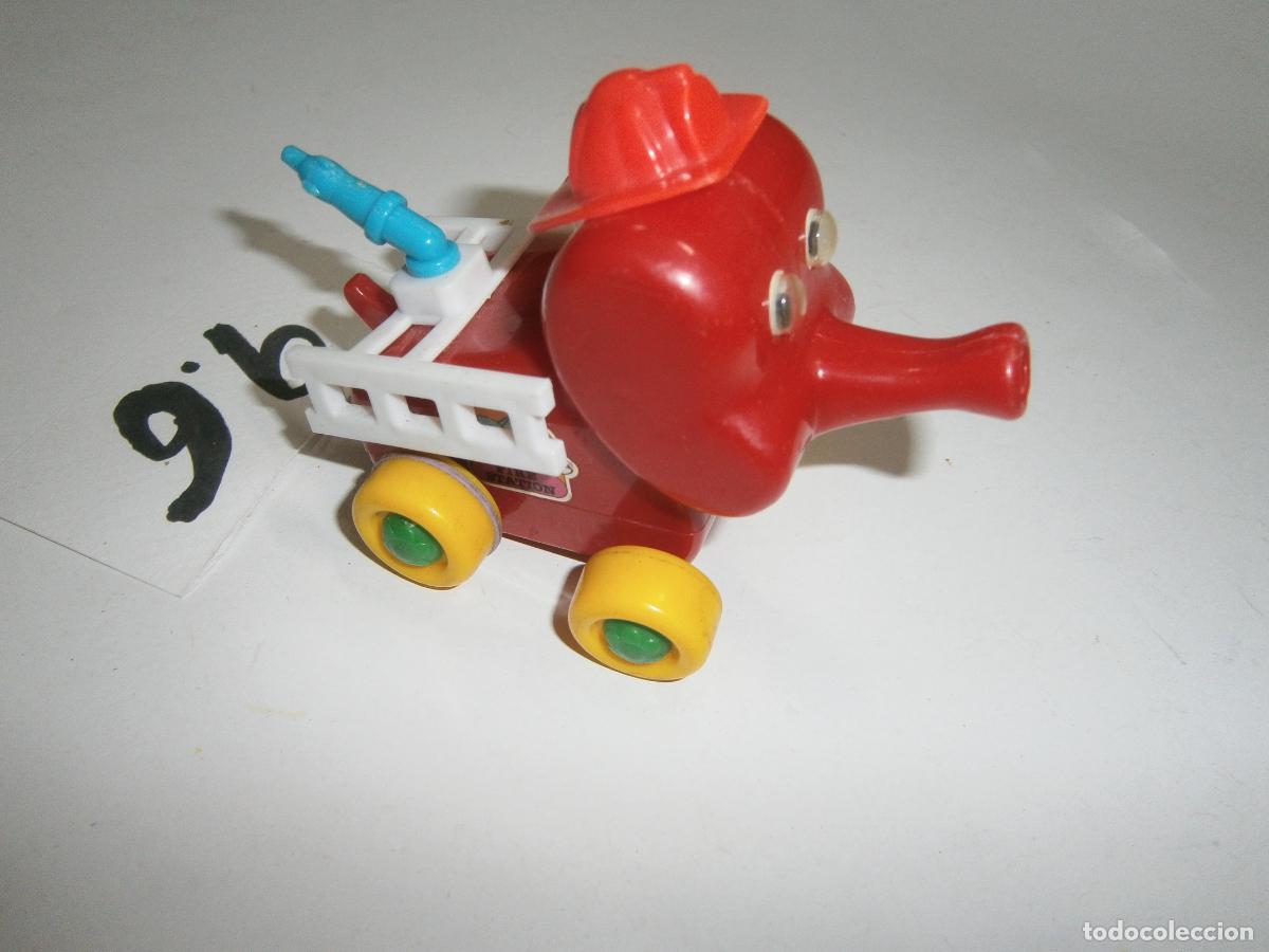 Figuras de Borracha e PVC: FIGURA DE GOMA O PVC - BOMBERO ELEFANTE