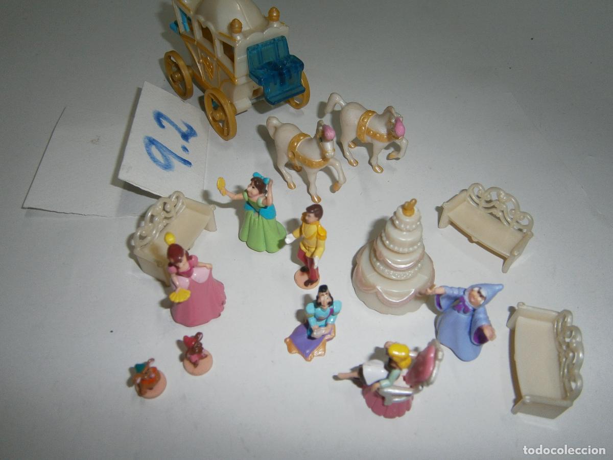 Figuras de goma y PVC: LOTE DE FIGURAS Y COMPLEMENTOS LA CENICIENTA - Foto 2