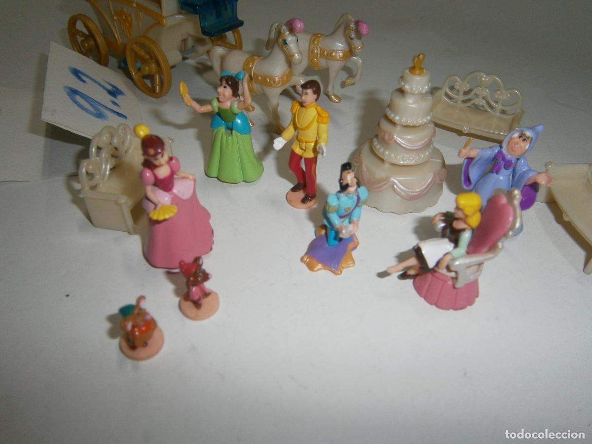 Figuras de goma y PVC: LOTE DE FIGURAS Y COMPLEMENTOS LA CENICIENTA - Foto 1