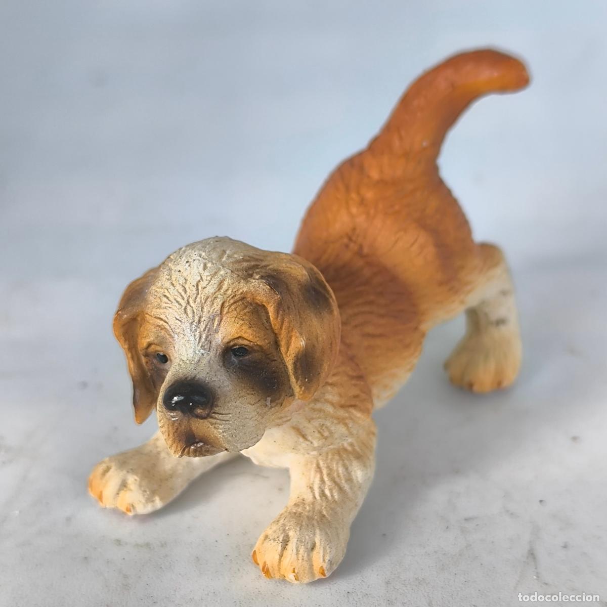 Figuras de goma y PVC: Cachorro San Bernardo schleich 2005 - Foto 1