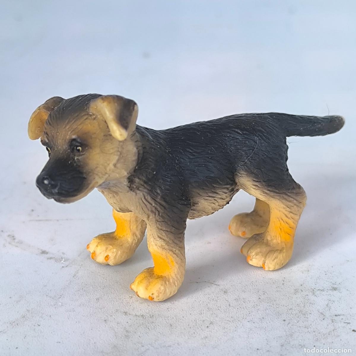 Figuras de goma y PVC: Cachorro perro pastor schleich 2005 - Foto 1