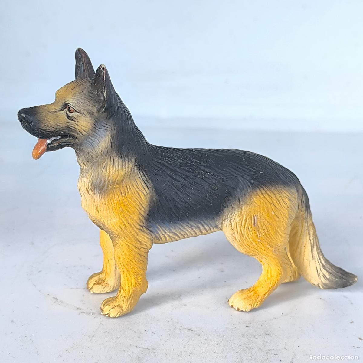 Figuras de goma y PVC: perro pastor alem&aacute;n schleich 2005 - Foto 2