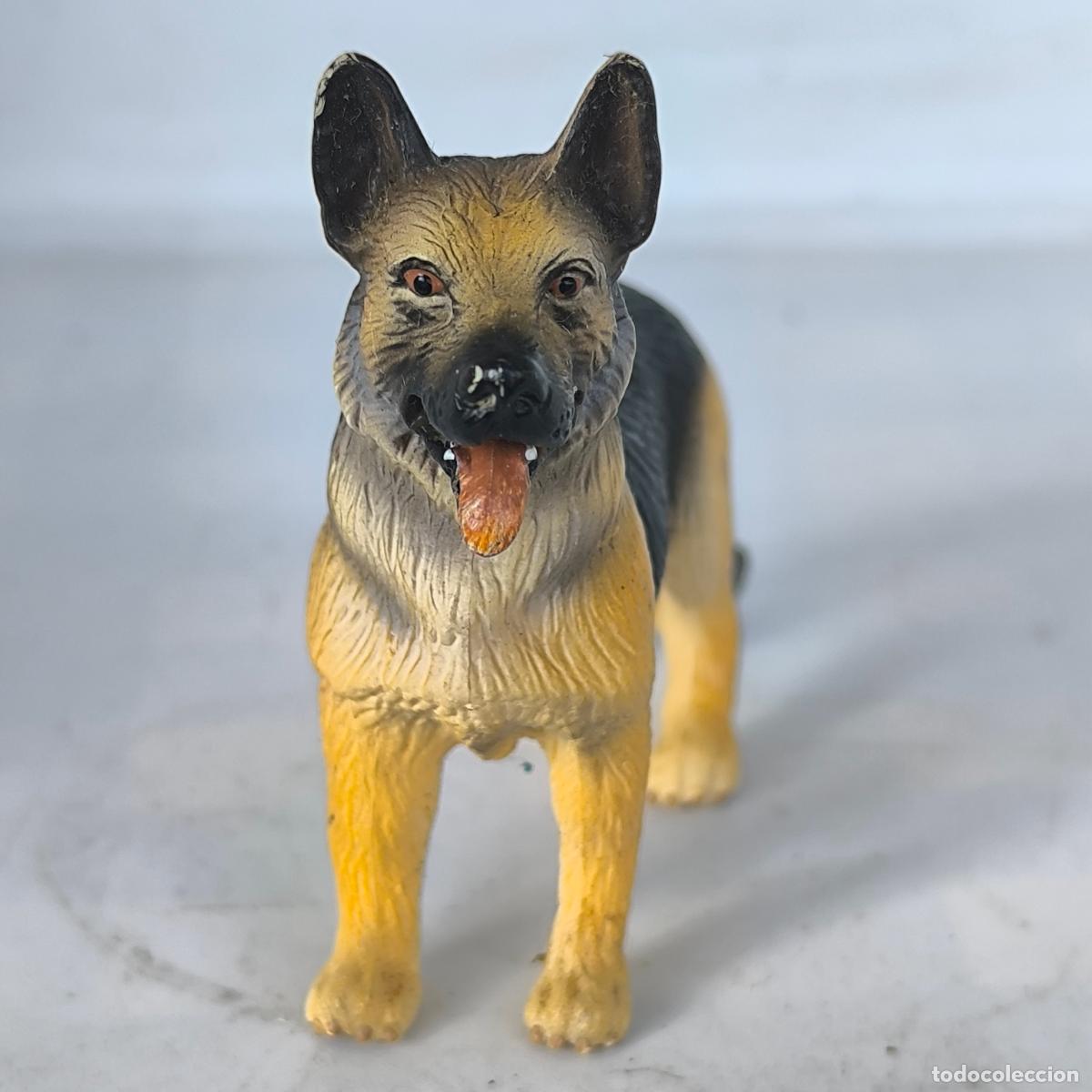 Figuras de goma y PVC: perro pastor alem&aacute;n schleich 2005 - Foto 3