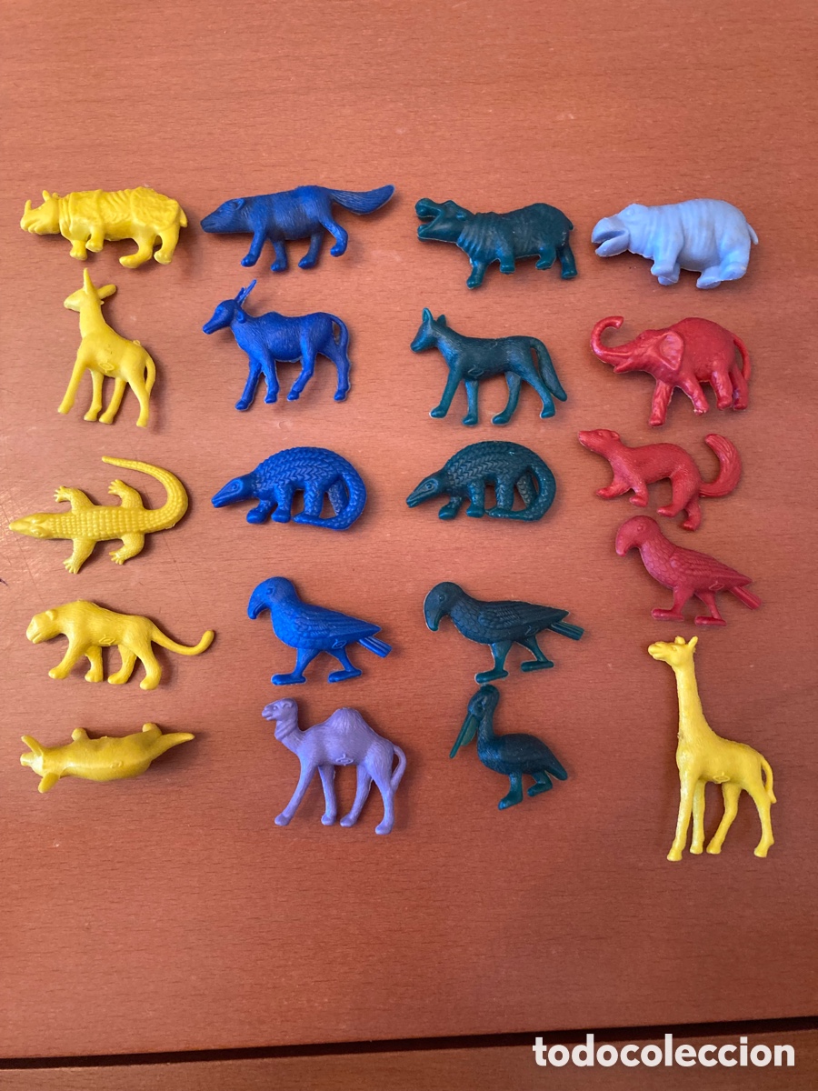 Figuras de goma y PVC: Dunkin lote de Animales de la selva - Foto 3