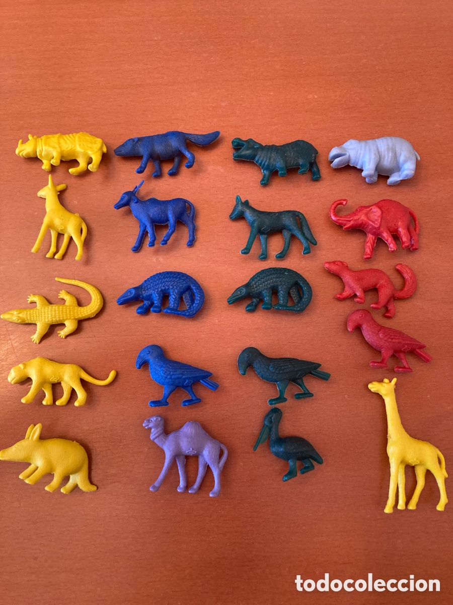 Figuras de goma y PVC: Dunkin lote de Animales de la selva - Foto 1