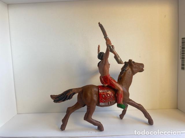 Figuras de goma y PVC: Indio a caballo. Jecsan - Foto 3
