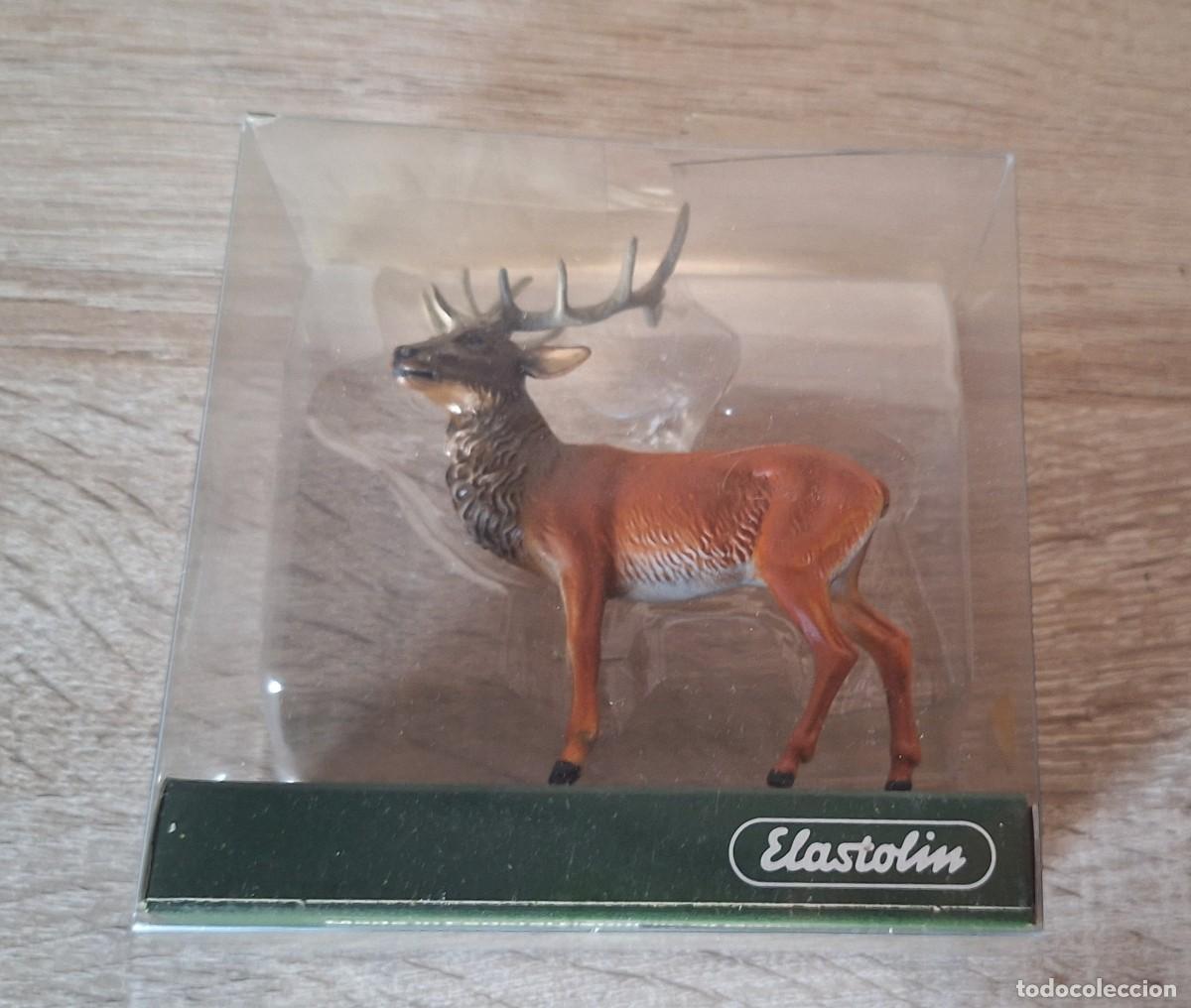 Figuras de goma y PVC: Figura de Ciervo Elastolin en Caja - Foto 1