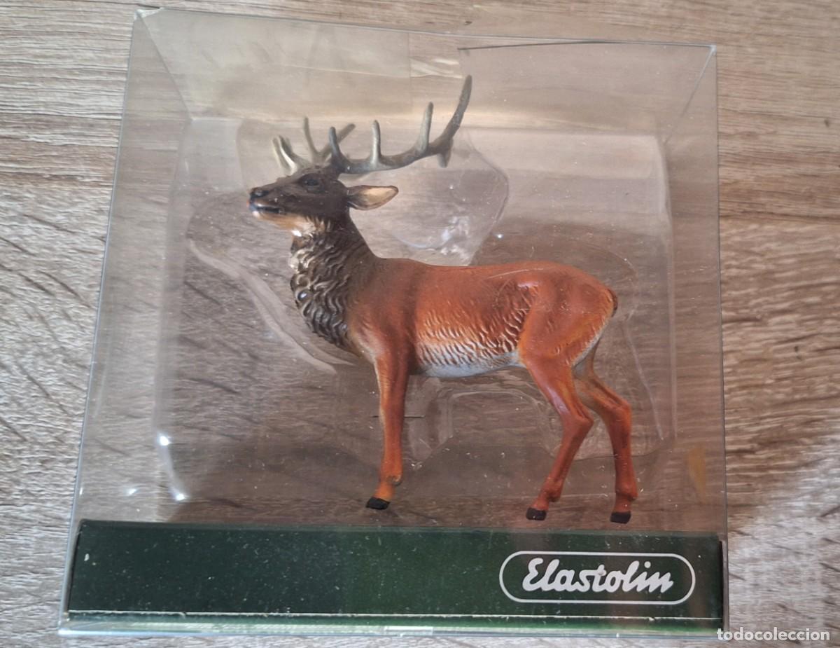 Figuras de goma y PVC: Figura de Ciervo Elastolin en Caja - Foto 2