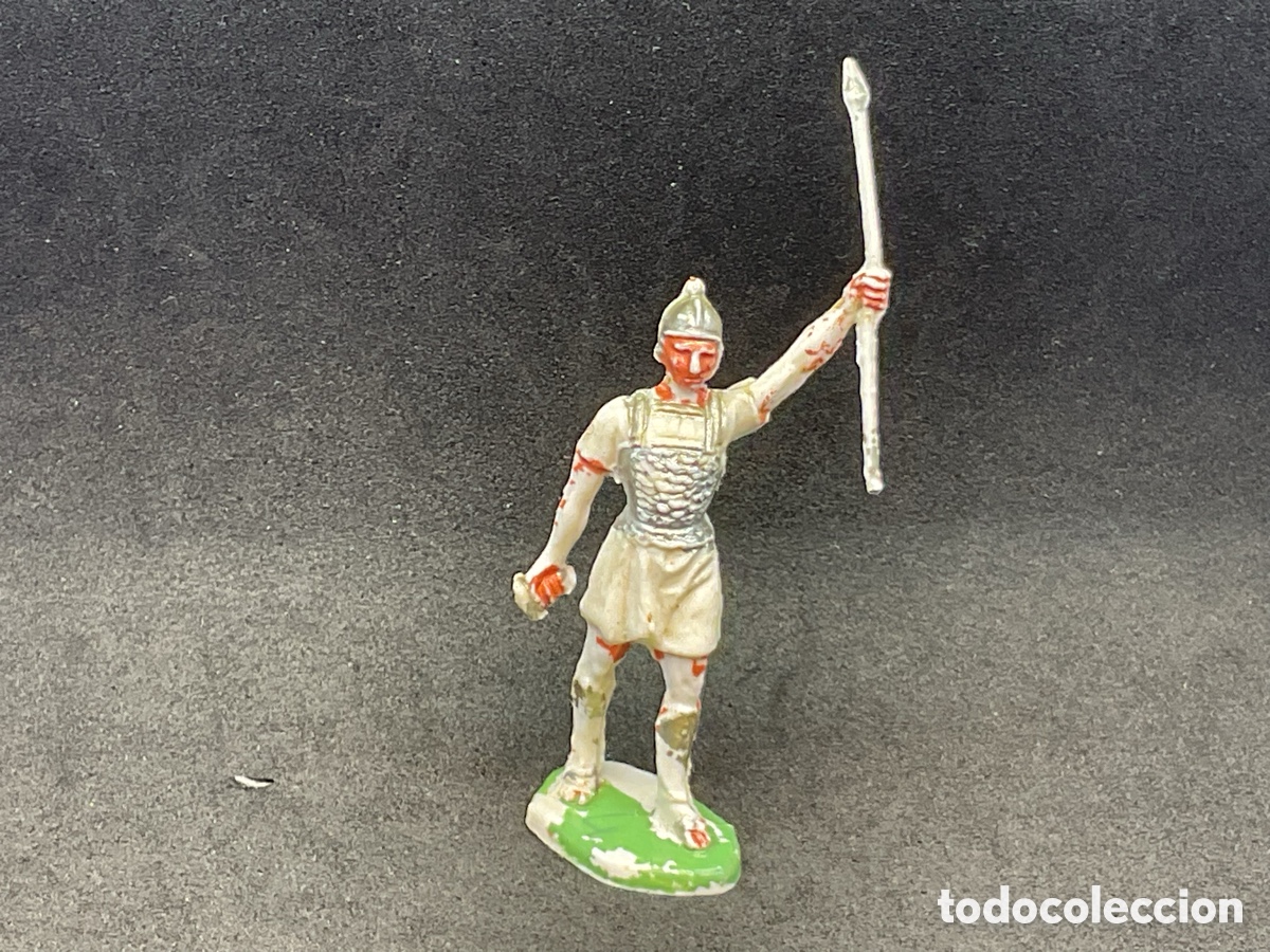 Figuras de Goma y PVC: Guerrero Grandes Batallas del Mundo, ROMANOS contra CARTAGINESES de ROJAS y MALARET - A&ntilde;os 1960s.