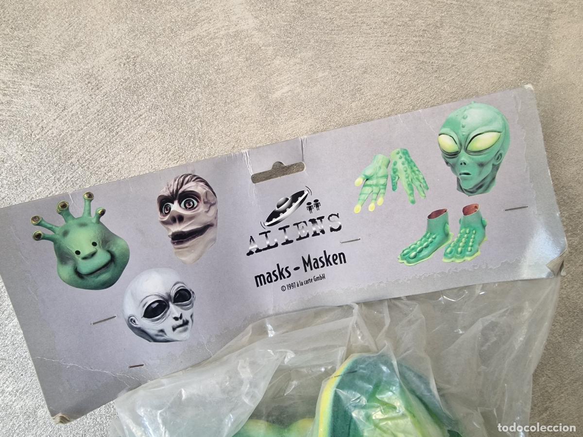 Figuras de goma y PVC: MASCARA ALIEN EXTRATERRESTRE - Foto 2
