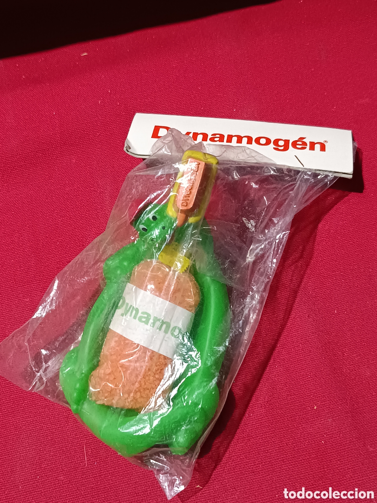 Figuras de goma y PVC: Mu&ntilde;eco PVC cocodrilo publicidad DYNAMOGEN - Foto 1