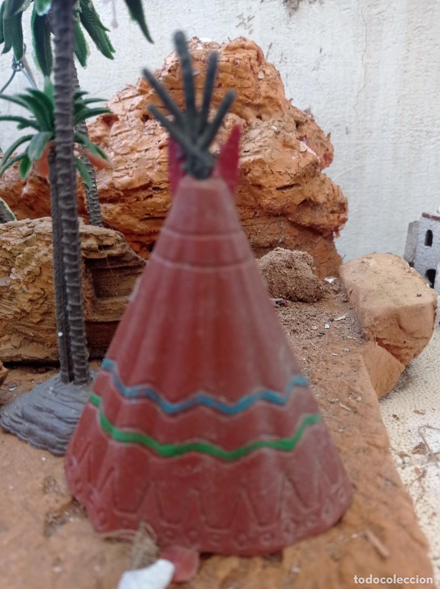 Figuras de goma y PVC: Tipi indio de jecsan - Foto 2