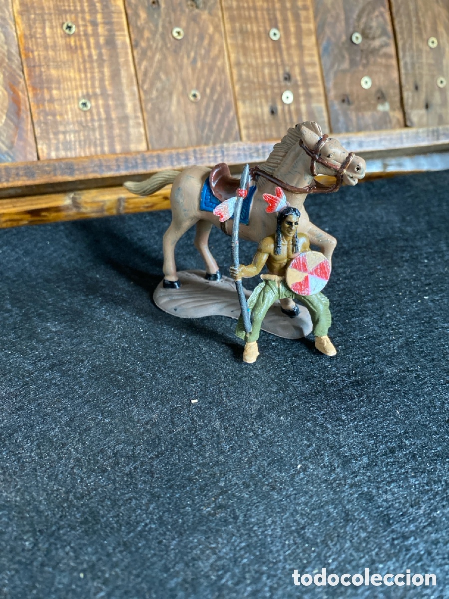 Figuras de goma y PVC: Figuras de goma indio y caballo - Foto 4