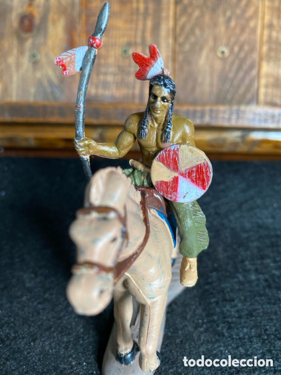 Figuras de goma y PVC: Figuras de goma indio y caballo - Foto 5