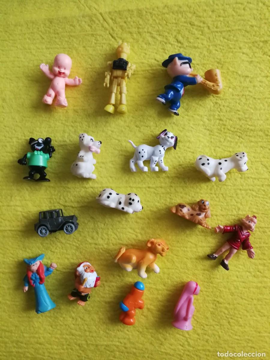 Figuras de goma y PVC: Lote de 16 FIGURAS VARIADAS - Foto 1