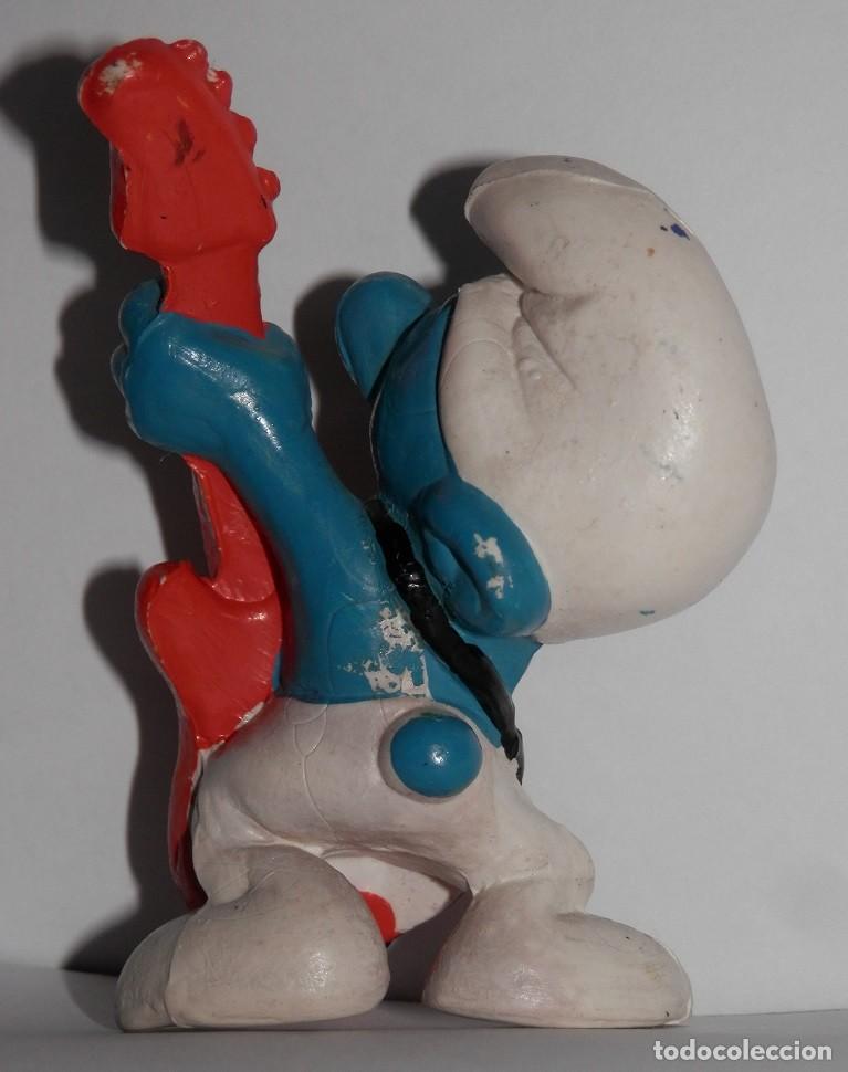 Figuras de goma y PVC: FIGURA DE PVC DE LOS PITUFOS DE LA BULLY - Foto 2