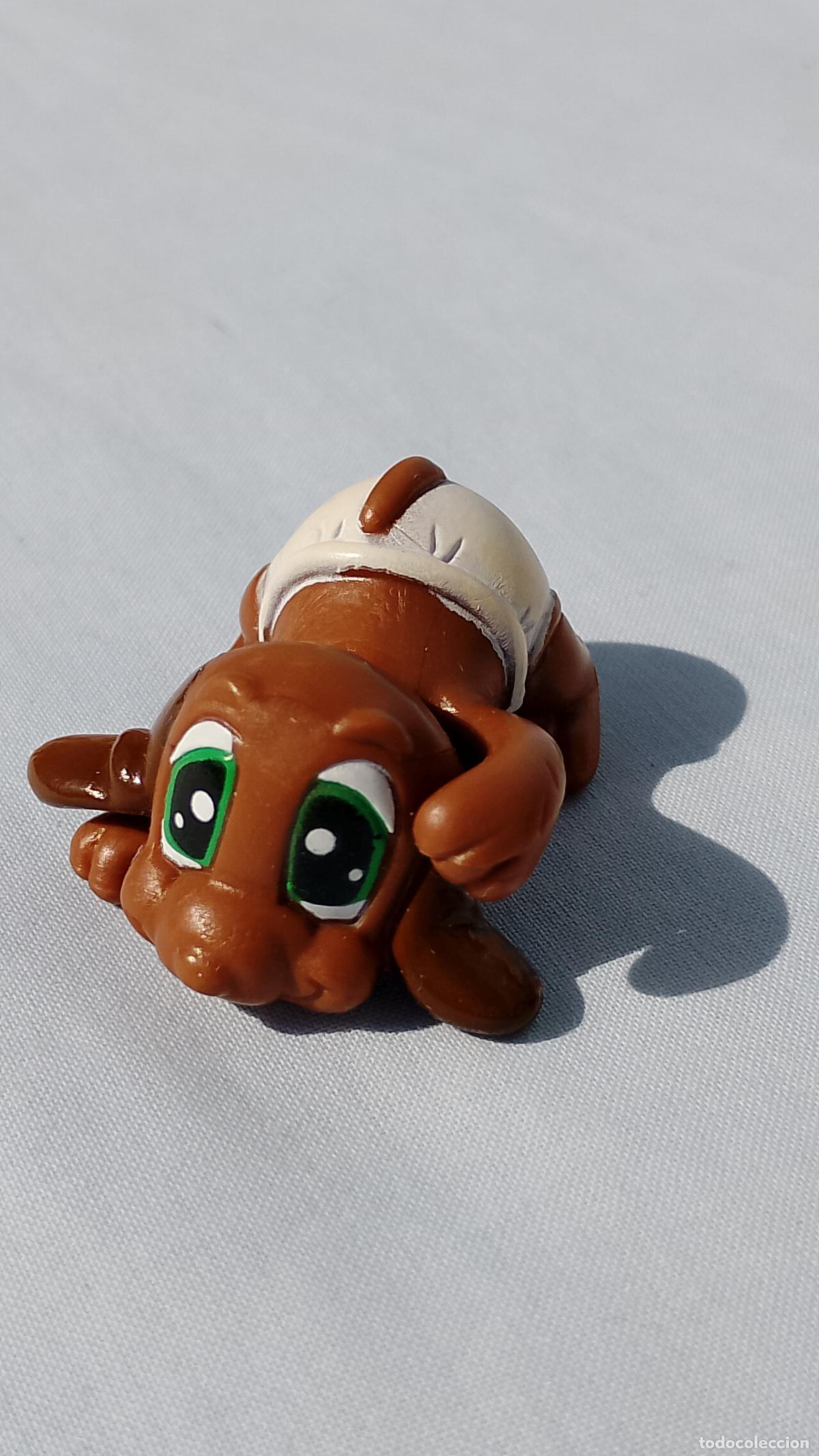 Figuras de Goma y PVC: Antigua figura perro Cachorro de la colecci&oacute;n Magic Diaper