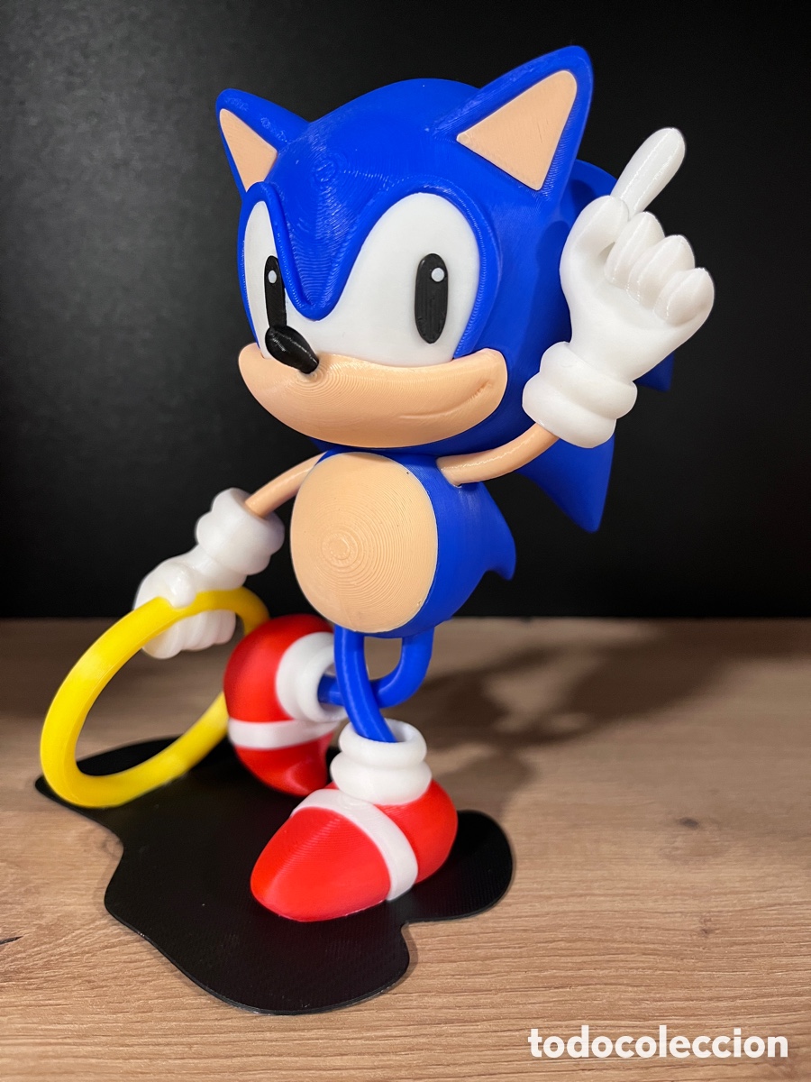 Rubber and PVC Figures: Sonic classic figura 3D
