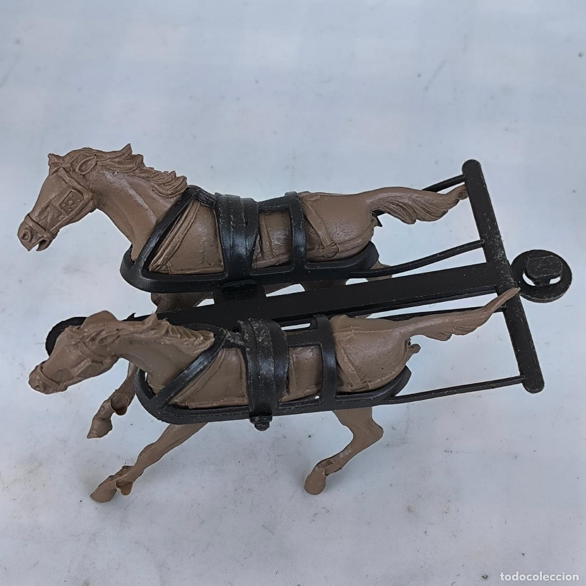 Figuras de goma y PVC: Caballos de tiro COMANSI - Foto 2