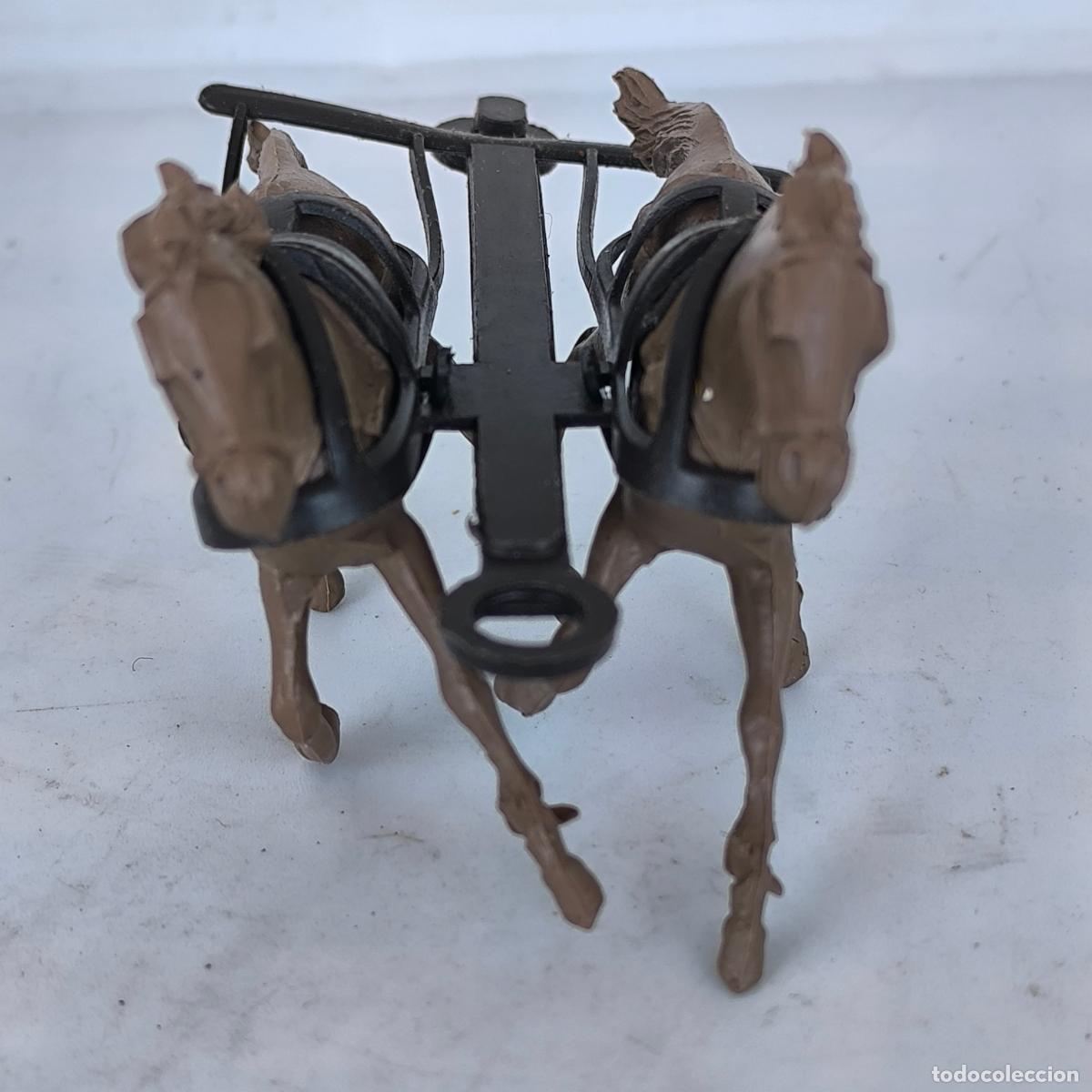 Figuras de goma y PVC: Caballos de tiro COMANSI - Foto 3