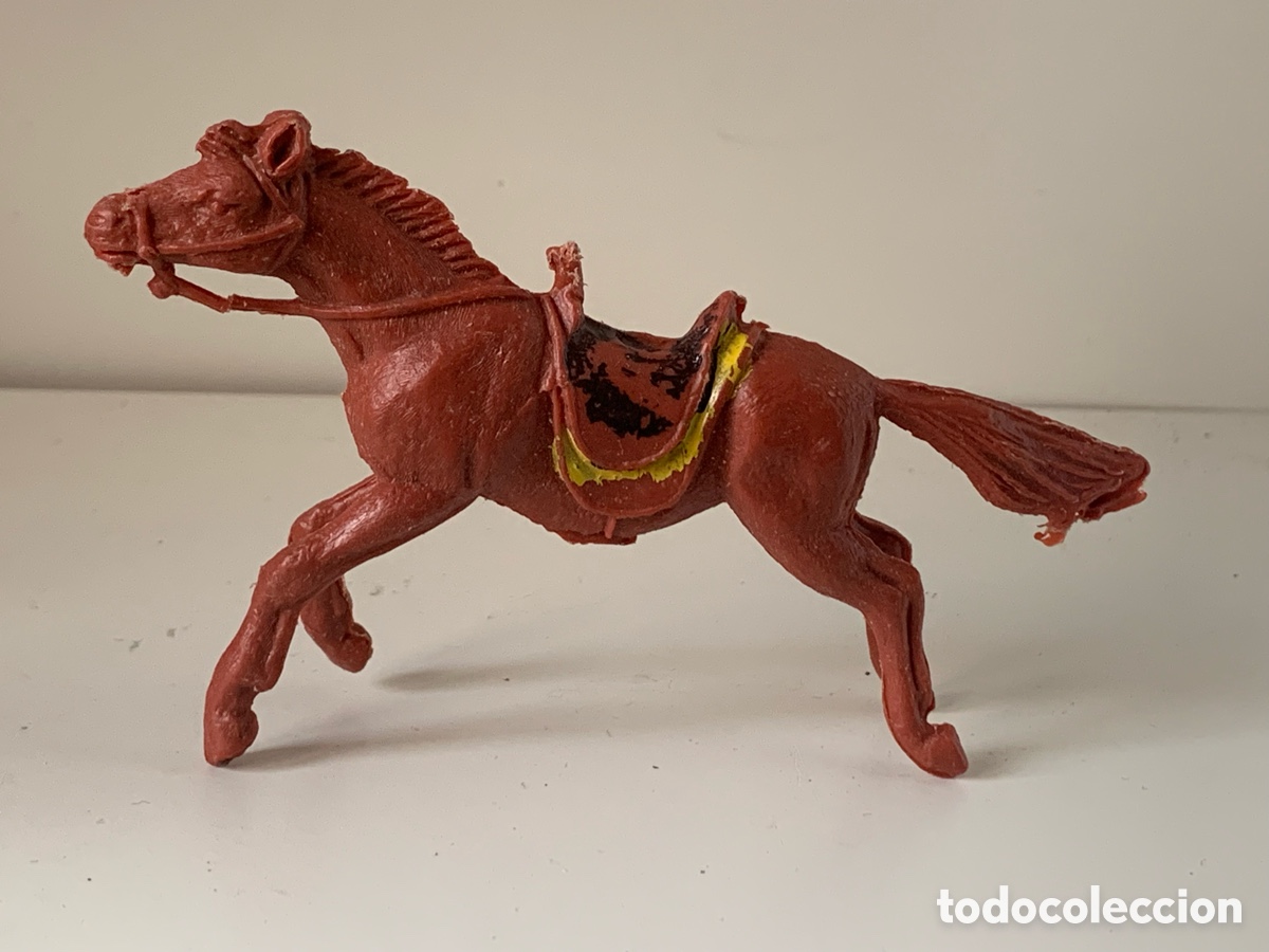 Figuras de goma y PVC: CABALLO VAQUERO. JECSAN ? - Foto 2