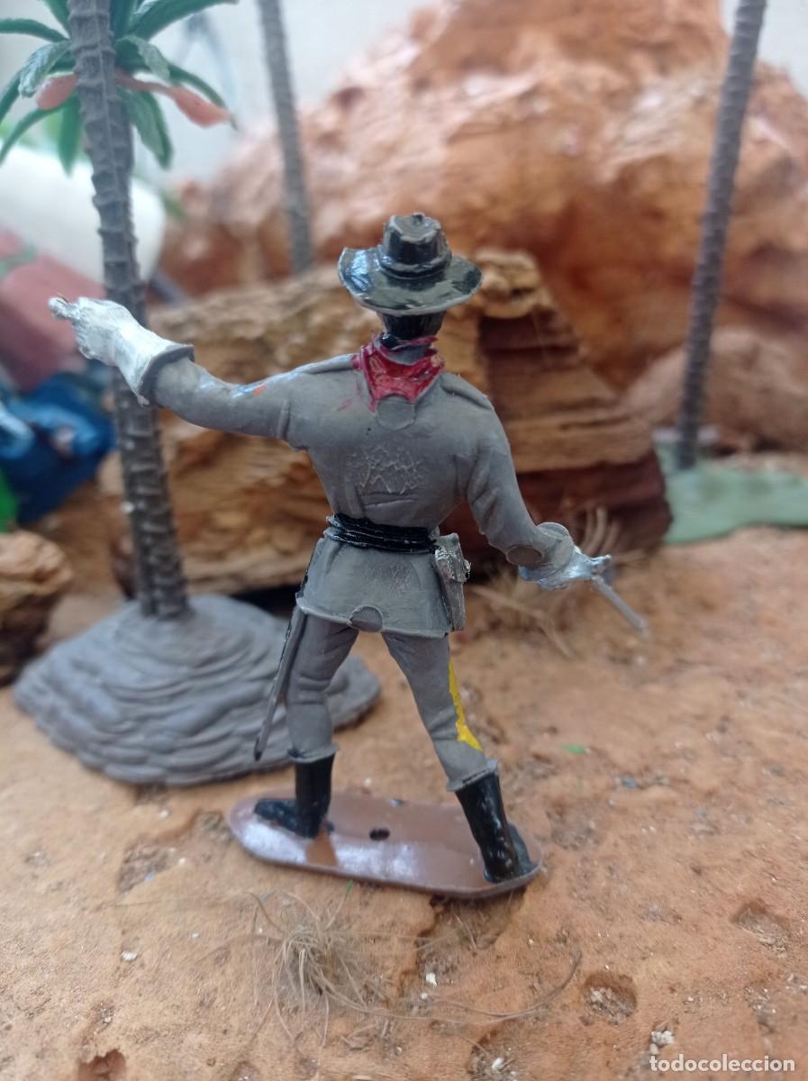 Figuras de goma y PVC: Teniente confederado d&eacute; comansi - Foto 2
