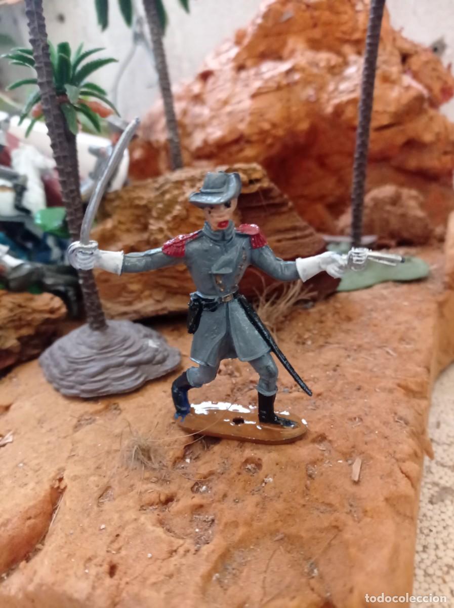 Figuras de goma y PVC: Coronel confederado de comansi - Foto 1