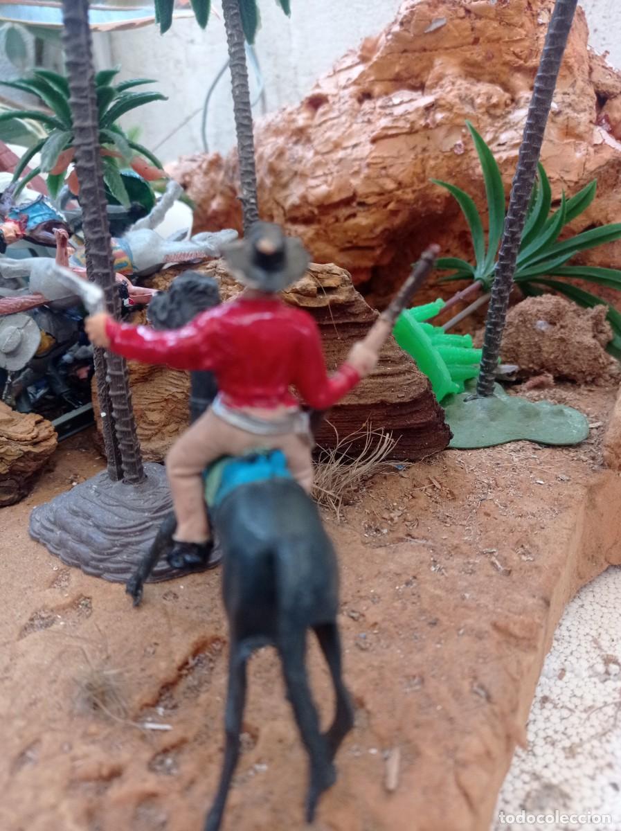 Figuras de goma y PVC: Vaquero y caballo de jecsan - Foto 2