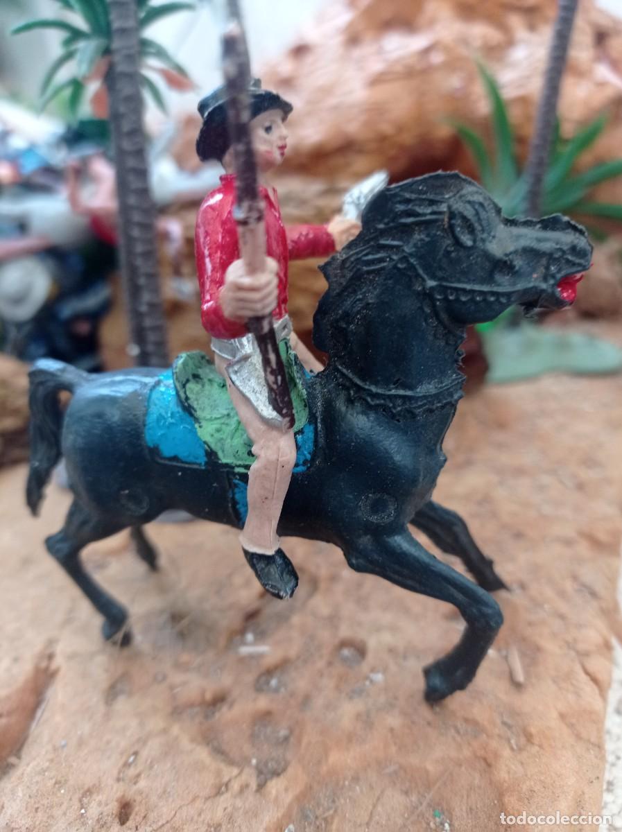 Figuras de goma y PVC: Vaquero y caballo de jecsan - Foto 3