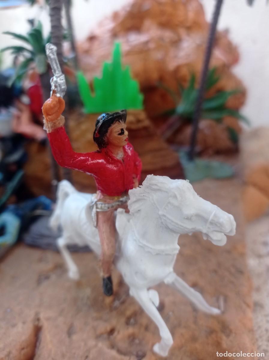 Figuras de goma y PVC: Vaquero y caballo de jecsan - Foto 2
