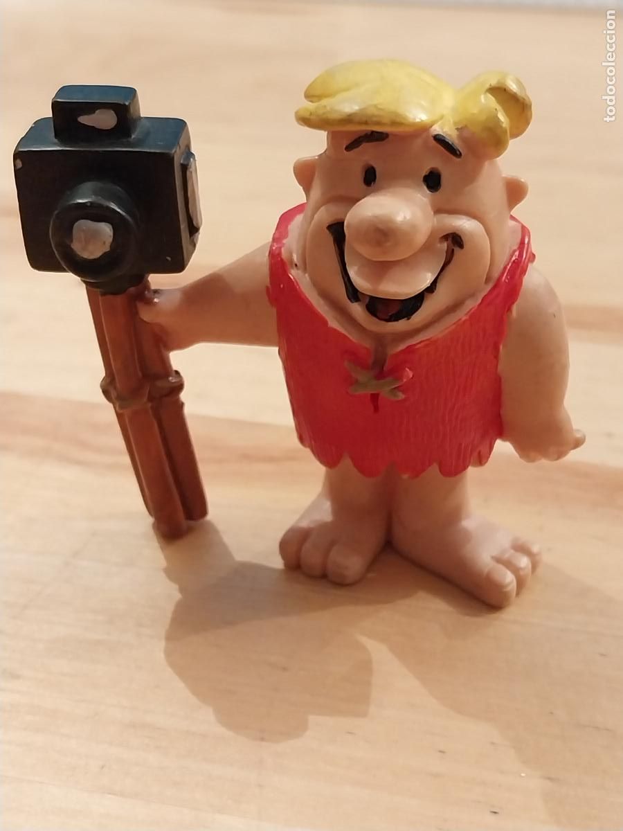 Figuras de Goma y PVC: PICAPIEDRA PABLO MARMOL FOTOGRAFO COMICS SPAIN 1980 FIGURA GOMA 5,5CMS ALTO USADA