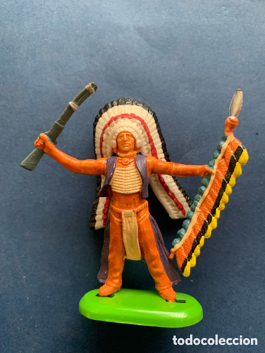 Figuras de goma y PVC: Indio britains herald timpo - Foto 1