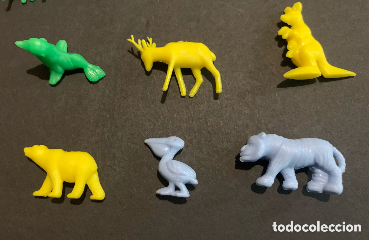 Figuras de goma y PVC: Figuras animales chicle Dunkin - Foto 2
