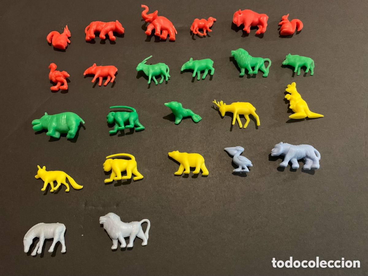 Figuras de goma y PVC: Figuras animales chicle Dunkin - Foto 1