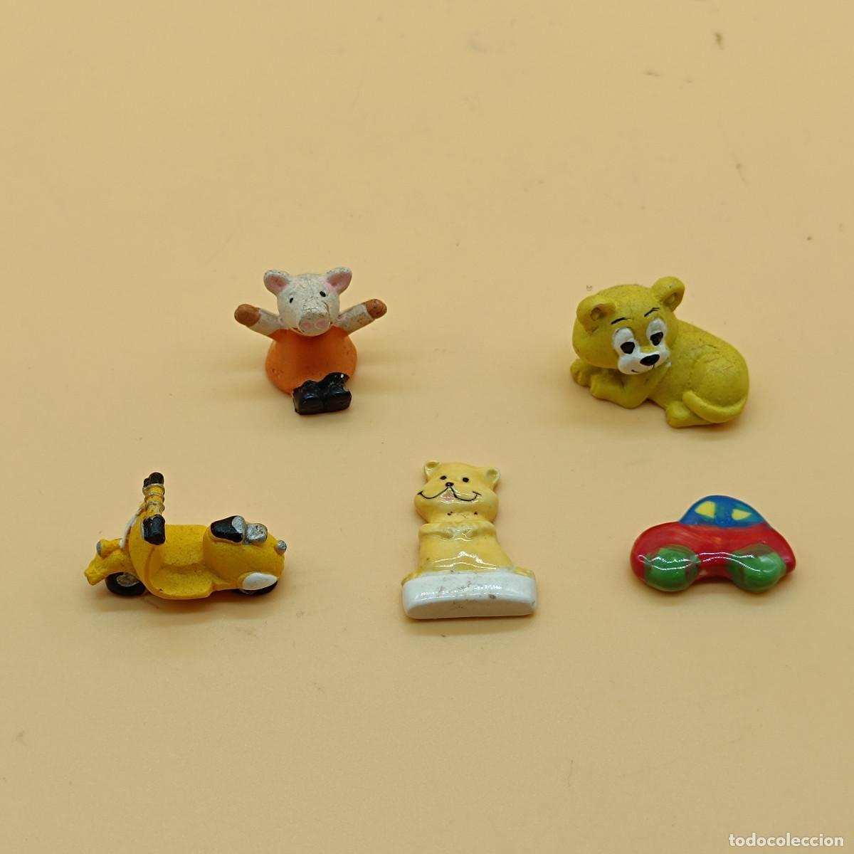 Figure di Gomma e PVC: LOTE 5 MINIATURAS FIGURAS DE CERAMICA.