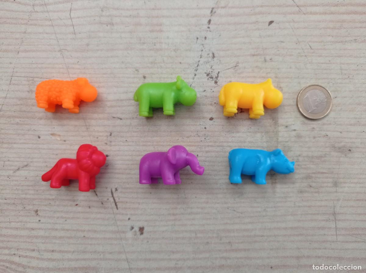 Figuras de goma y PVC: 6 Figuras Animales - Montessori