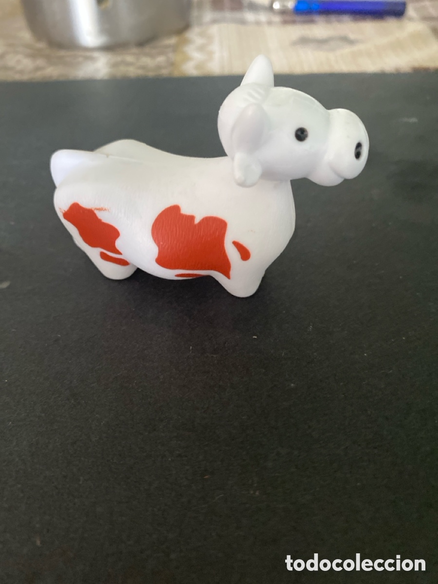 Figuras de goma y PVC: Pin y pon Vaca de granja - Foto 2